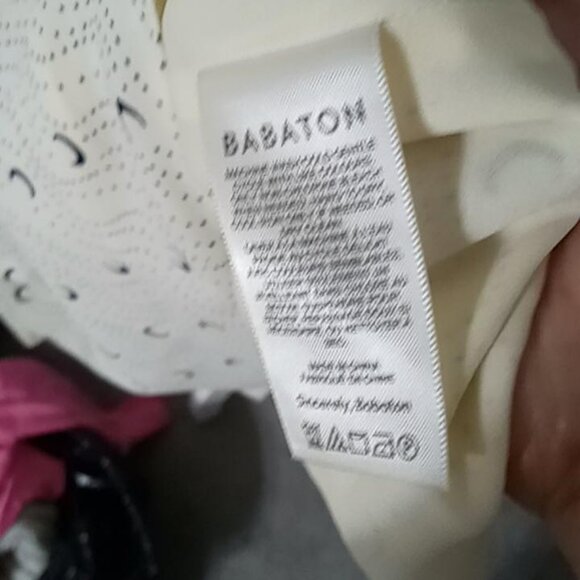 Babaton Aritzia Optima Moon Print Wrap Dress Sz S - Picture 2 of 4